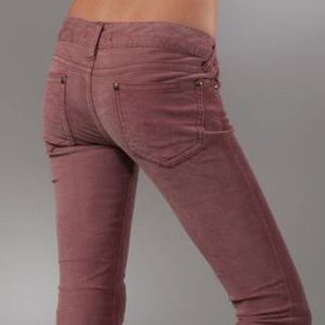 Free people skinny cord pants